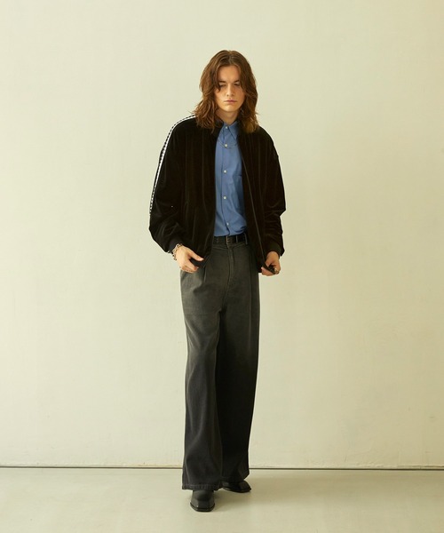 「EMMA CLOTHES」 ジップアップブルゾン L ブラック メンズ_画像7