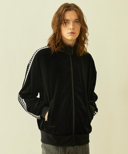 「EMMA CLOTHES」 ジップアップブルゾン L ブラック メンズ_画像8