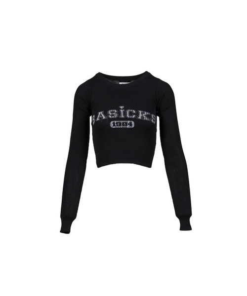 ニット セーター RIB FOOTBALL KNIT レディース