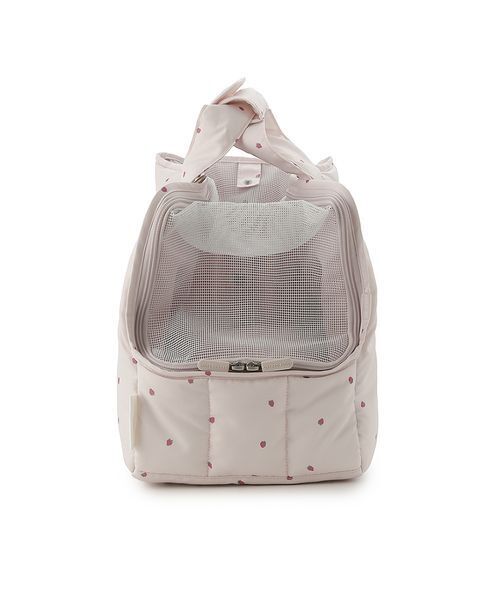 ジェラピケ♡いちご柄　ペットキャリー gelato pique ストロベリー柄ミニサイズキャリーバッグ Pets-first