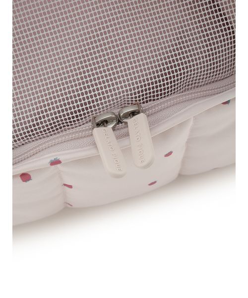 gelato pique ペットキャリー 「CAT＆DOG」ストロベリー柄ミニサイズ