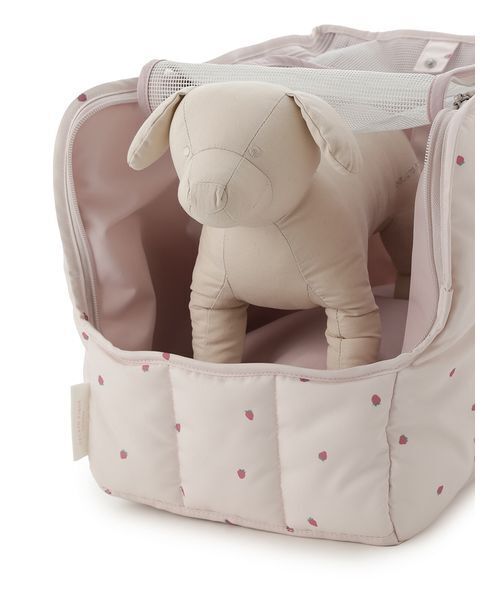 GELATO PIQUE キャリーバッグ ピンク 小型犬用 gelato pique（ジェラートピケ） ペットキャリー 「CAT＆DOG