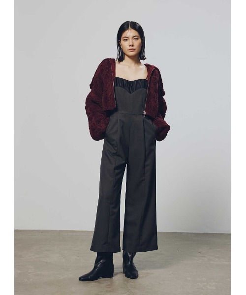 COEL（コエル） ニット セーター ビッグカラー手編みジップ