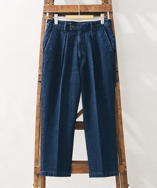 「JOURNAL STANDARD relume」 加工デニムパンツ LARGE ブルー メンズ
