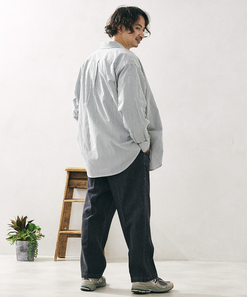 「JOURNAL STANDARD relume」 加工デニムパンツ LARGE ブルー メンズ