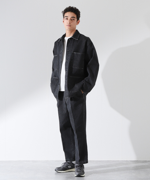 「JOURNAL STANDARD relume」 加工デニムパンツ LARGE ブルー メンズ