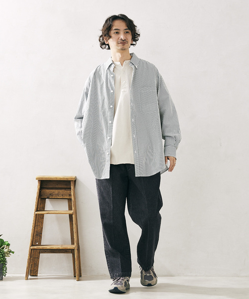 「JOURNAL STANDARD relume」 加工デニムパンツ LARGE ブルー メンズ