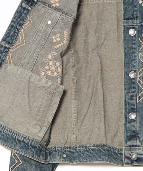 Desigual（デシグアル） デニムジャケット gジャン ミラー刺繍デニム