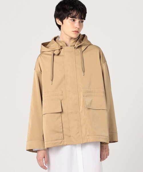 MACPHEE（マカフィー） ブルゾン アウター ダブルサテン フーディー