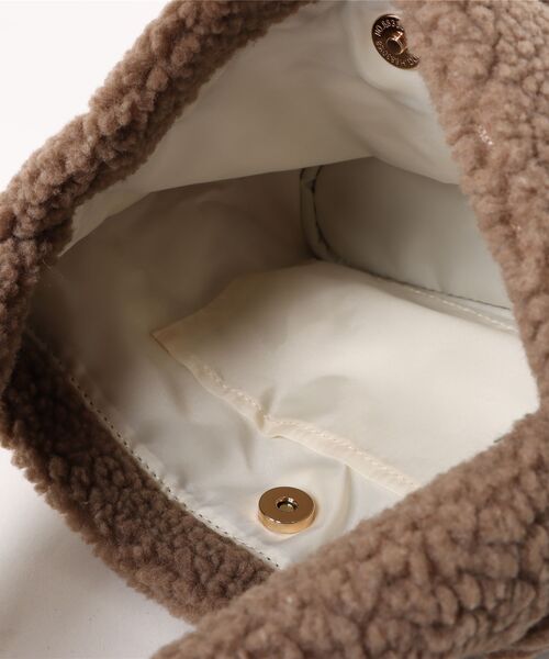 Lee（リー） トートバッグ ボアフリース ロゴ ワンポイント刺繍 ワン