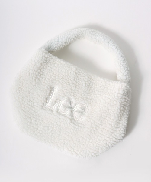 Lee（リー） トートバッグ ボアフリース ロゴ ワンポイント刺繍 ワン