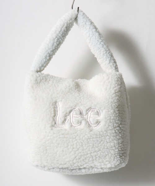 Lee（リー） トートバッグ ボアフリース ロゴ ワンポイント刺繍 ワン