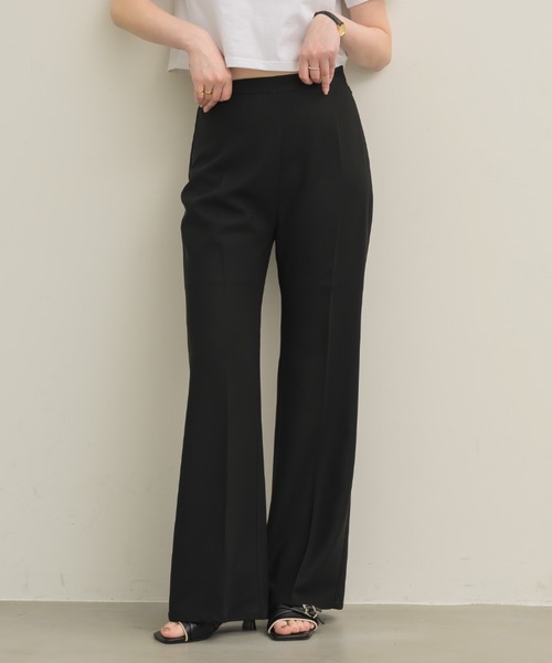 パンツ a NEUNA（ヌナ） スラックス パンツ フレアラインパンツ レディース