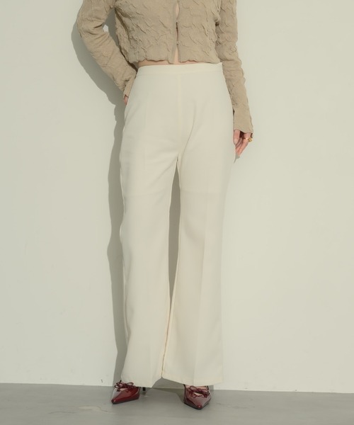 NEUNA（ヌナ） スラックス パンツ フレアラインパンツ レディース