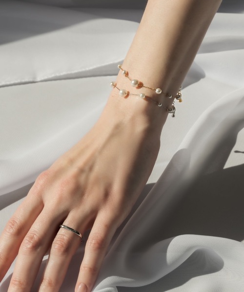 muku ブレスレット BRACELET/RANDOM PEARL レディース : ZOZOTOWN