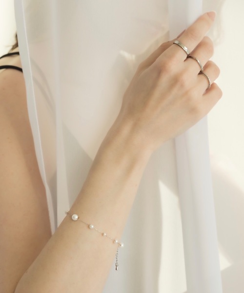 muku ブレスレット BRACELET/RANDOM PEARL レディース : ZOZOTOWN