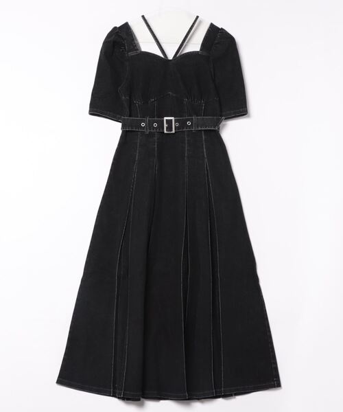 「EATME」 半袖ワンピース SMALL ブルー レディース_画像2