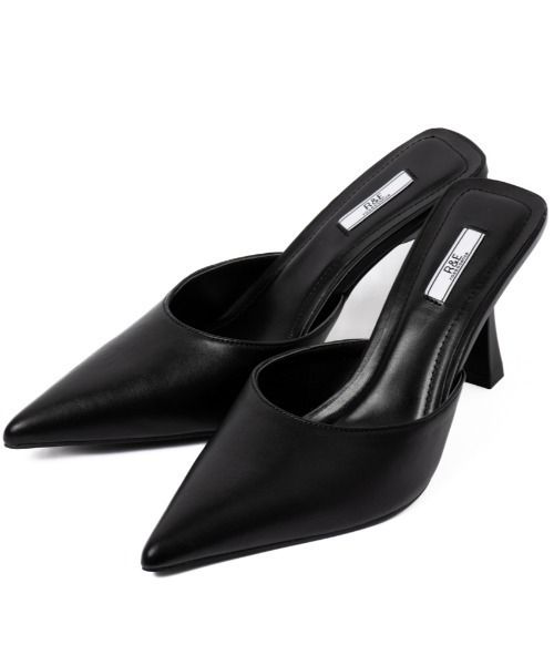 「R&E」 ミュール S ブラック レディース_画像3