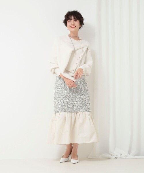 NOLLEY'S（ノーリーズ） カーディガン 38 サーモンピンク レディース