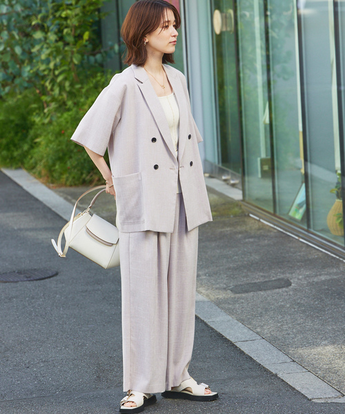 「abahouse mavie」 セットアップ 38 ブラック レディース_画像3