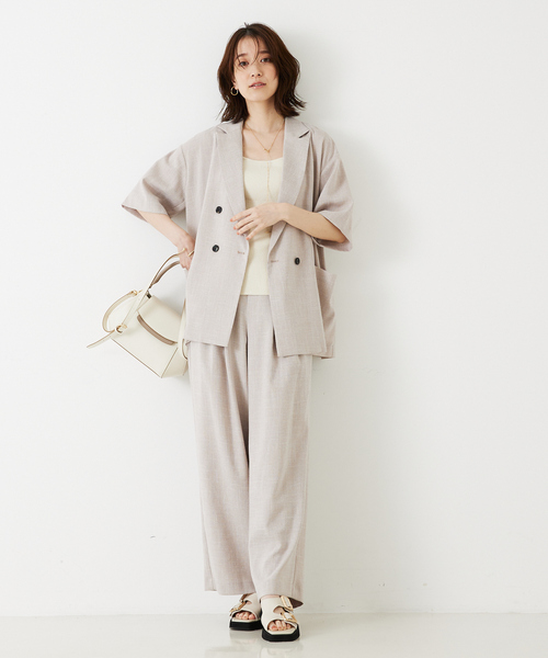 「abahouse mavie」 セットアップ 38 ブラック レディース_画像9