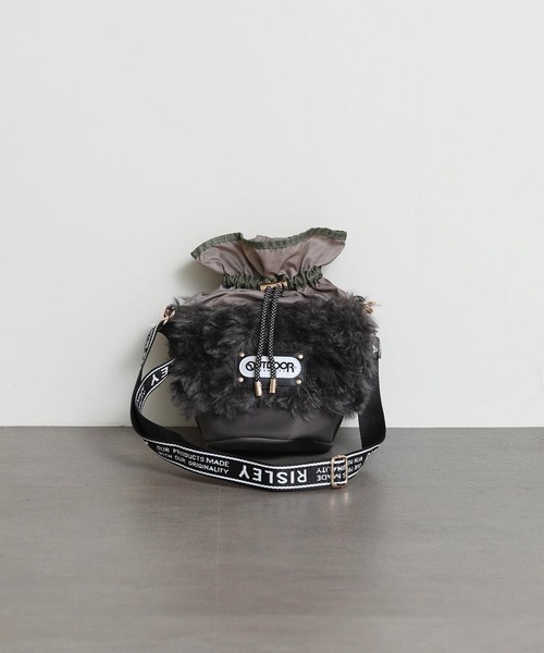 ファー付きバケツ型ショルダーバッグ 楽天市場】☆大特価15％OFFクーポン付き☆【4色】 ファーショルダー