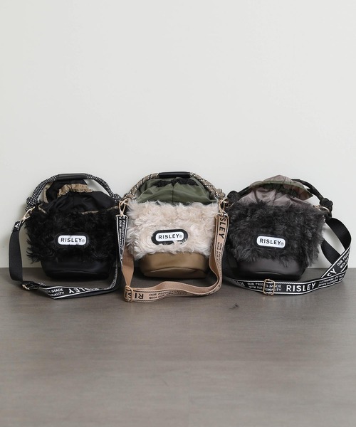 ショルダーバッグ バッグ バケツ型ファーBAG レディース : ZOZOTOWN