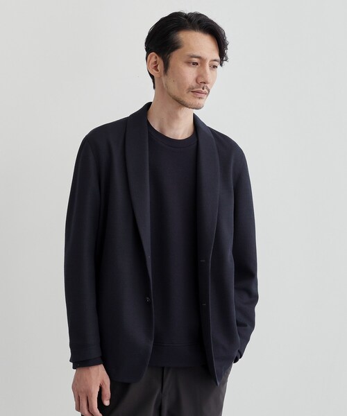 DRIES VAN NOTEN◇カーディガン(薄手)/M/コットン/NVY/KRDN-BM1-1020