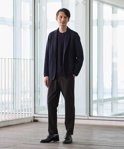 TAKEO KIKUCHI（タケオキクチ） カーディガン 「尾州織」ショール