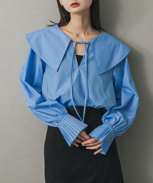 SENSE OF PLACE by URBAN RESEARCH ブラウス シャツ ビッグカラー