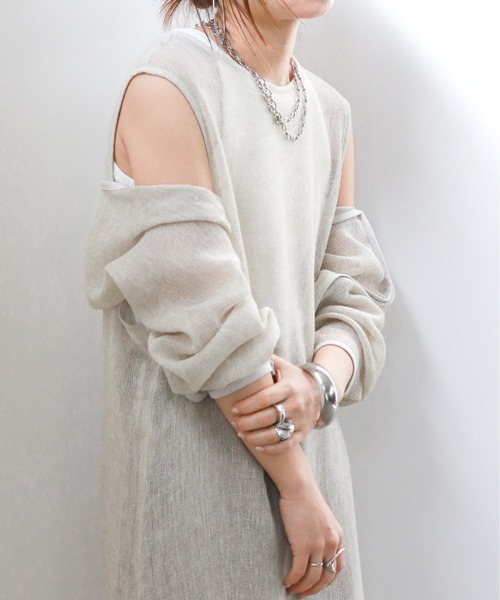 「hwyl」 ボレロ FREE アイボリー レディース_画像6