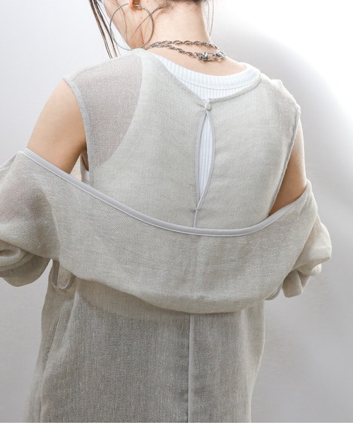 「hwyl」 ボレロ FREE アイボリー レディース_画像8