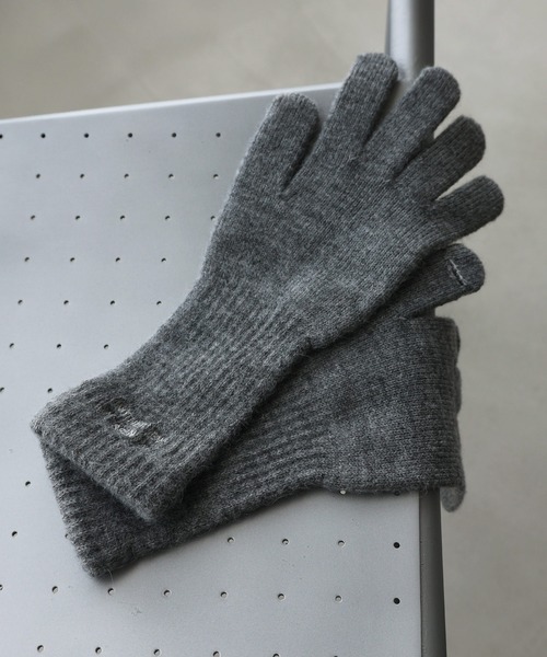 ANME 手袋 ロゴ刺繍サムホールグローブ レディース メンズ : ZOZOTOWN