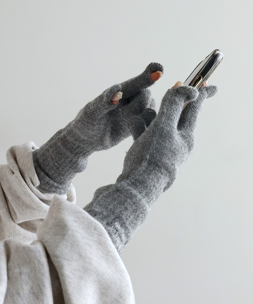 ANME 手袋 ロゴ刺繍サムホールグローブ レディース メンズ : ZOZOTOWN