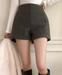 パンツ ウールライクスリムショートパンツ レディース : ZOZOTOWN