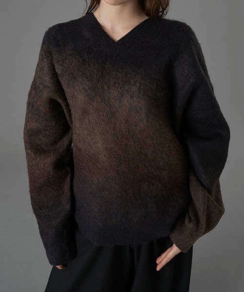 ONCILY（オンシェリー） セーター ニット JACQUARD V-NECK KNIT