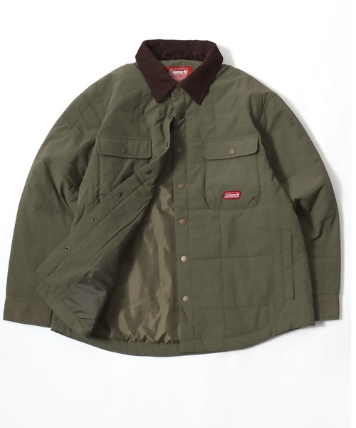 unknownデトロイトジャケット襟コーデュロイ短丈ブラックXLスウィングトップ Coleman（コールマン） ナイロンジャケット 2025AW Coleman/コールマン