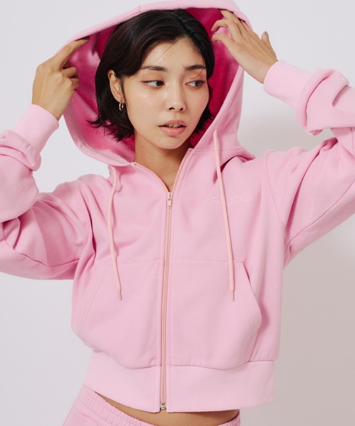 atmos girls パーカー atmos pink Compact Zip Up Hoodie / アトモス