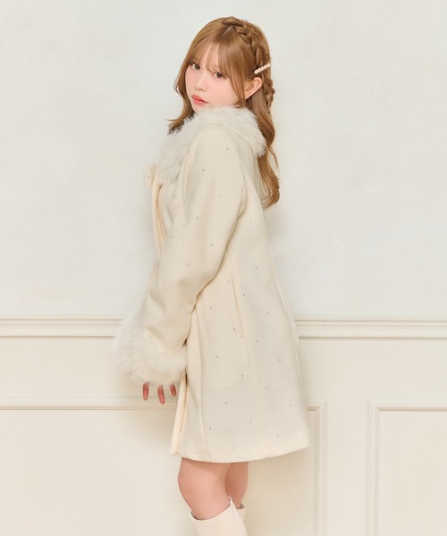 apres jour（アプレジュール） コート アウター フロントリボン袖