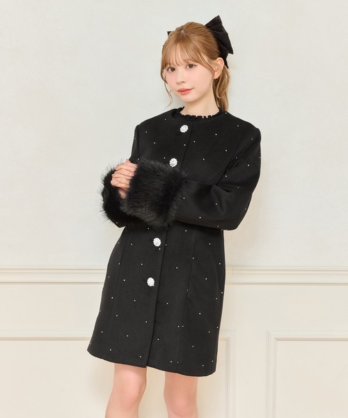 apres jour（アプレジュール） コート アウター フロントリボン袖