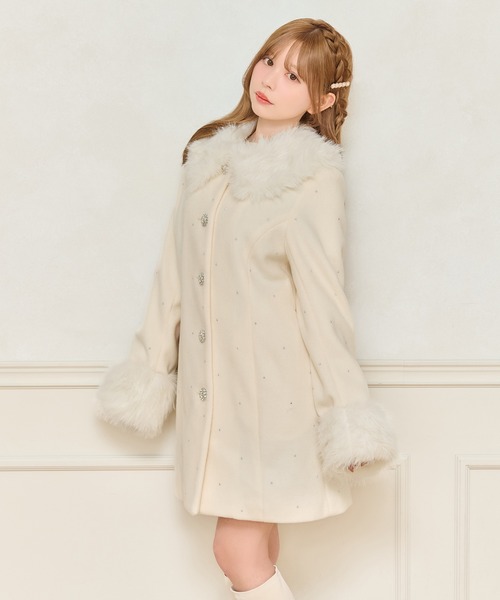 apres jour（アプレジュール） コート アウター フロントリボン袖