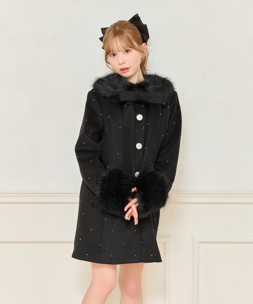 apres jour（アプレジュール） コート アウター フロントリボン袖