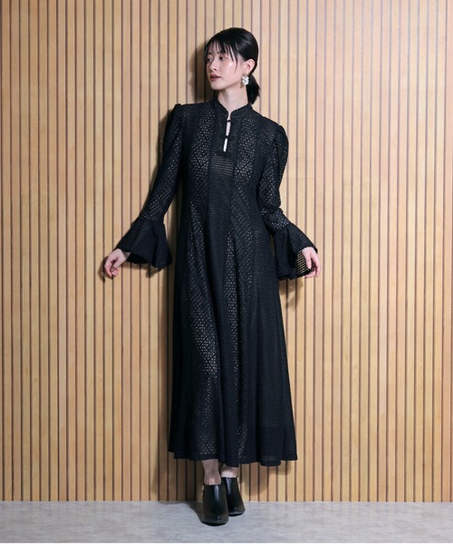 FLANEEK. ワンピース レース切替フレアワンピース : ZOZOTOWN Yahoo!店