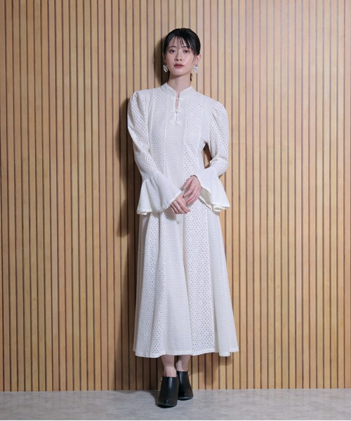 FLANEEK. ワンピース レース切替フレアワンピース : ZOZOTOWN Yahoo!店