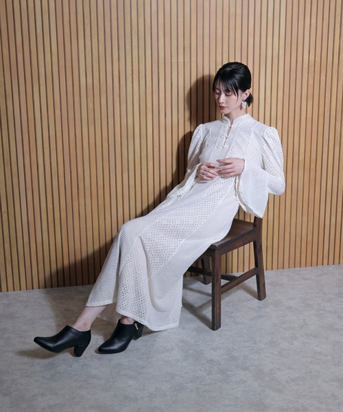 FLANEEK. ワンピース レース切替フレアワンピース : ZOZOTOWN Yahoo!店