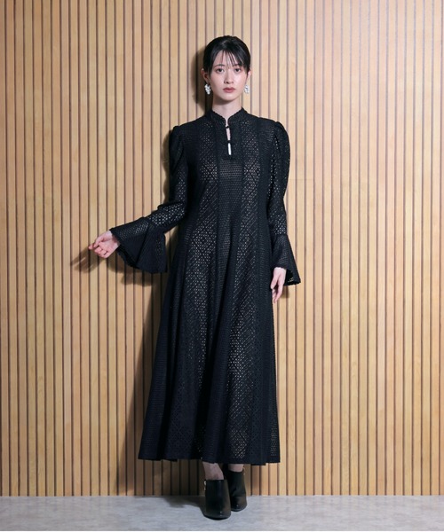 FLANEEK. ワンピース レース切替フレアワンピース : ZOZOTOWN Yahoo!店