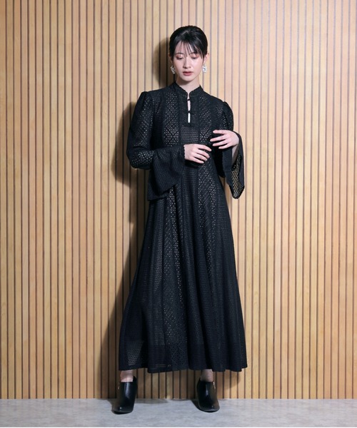 FLANEEK. ワンピース レース切替フレアワンピース : ZOZOTOWN Yahoo!店