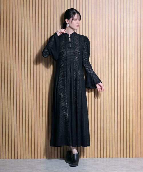 FLANEEK. ワンピース レース切替フレアワンピース : ZOZOTOWN Yahoo!店