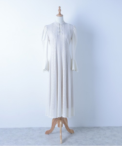 FLANEEK. ワンピース レース切替フレアワンピース : ZOZOTOWN Yahoo!店