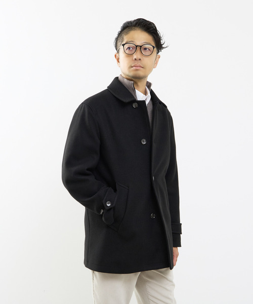 【匿名配送】【入手困難】【レア】メルトンコート　ジャケット　黒　スボルメ ssstein / シュタイン】OVERSIZED POCKET COAT - BLACK | 公式通販